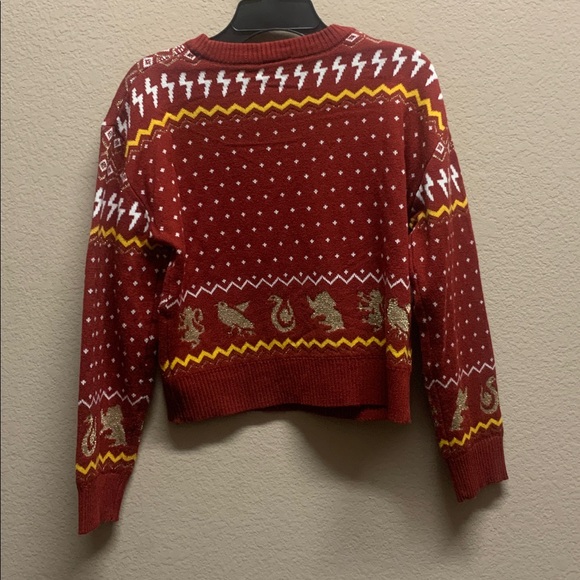 HARRY POTTER HOGWART’S HOUSES CHRISTMAS SWEATER - Picture 7 of 12